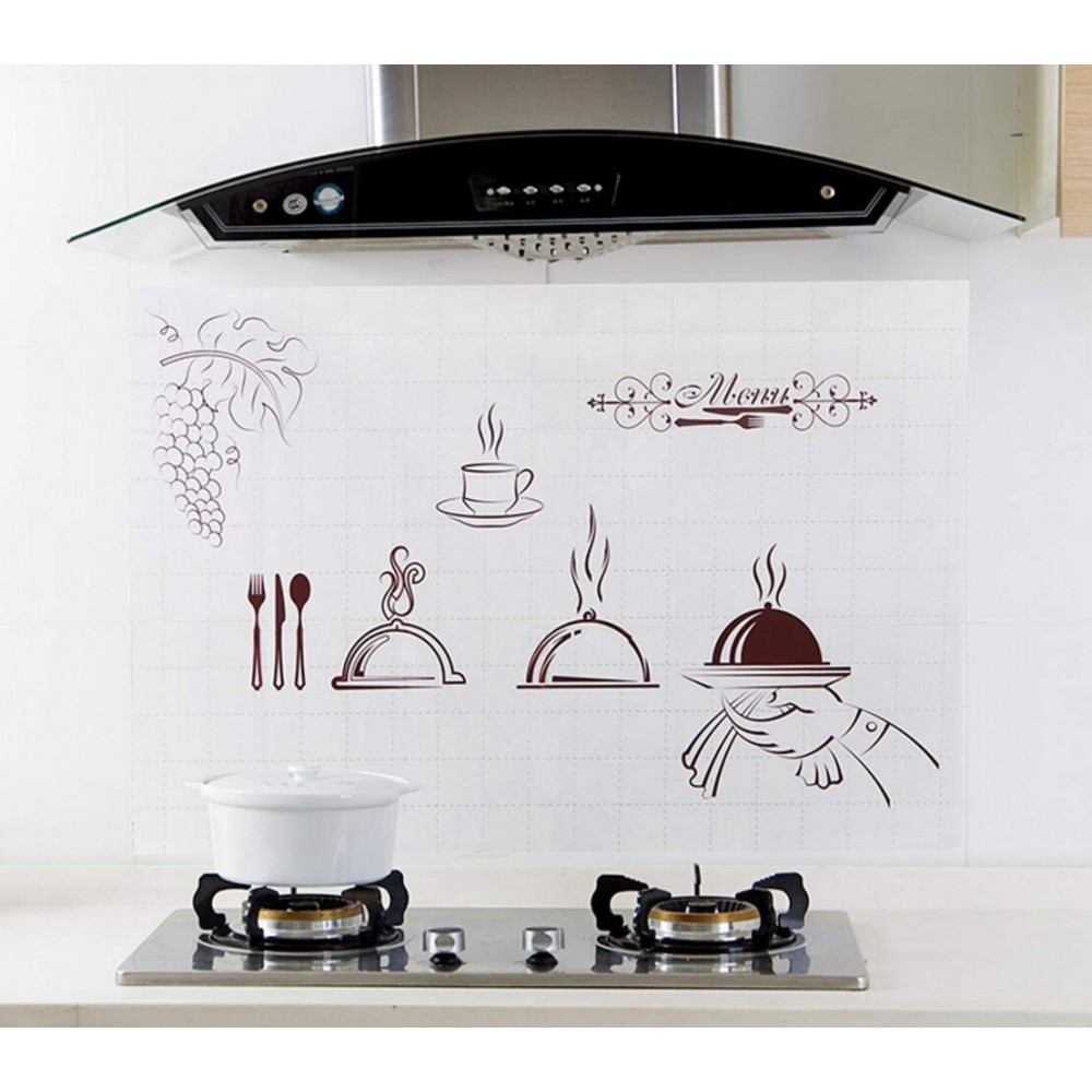 Декоративен предпазващ стикер за гръб на кухня