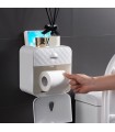 Елегантен рафт за тоалетна хартия, телефон и чекмедже