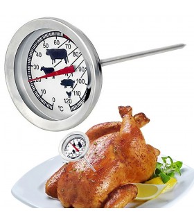 Стоманен термометър за готвене на месо
