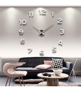 3D стенен часовник с арабски цифри - модел 4202