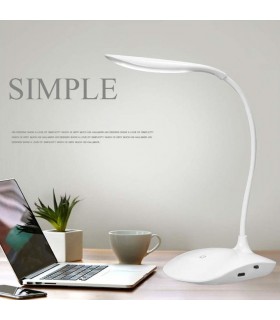 Безжична настолна LED лампа за бюро с 3 степени на осветяване