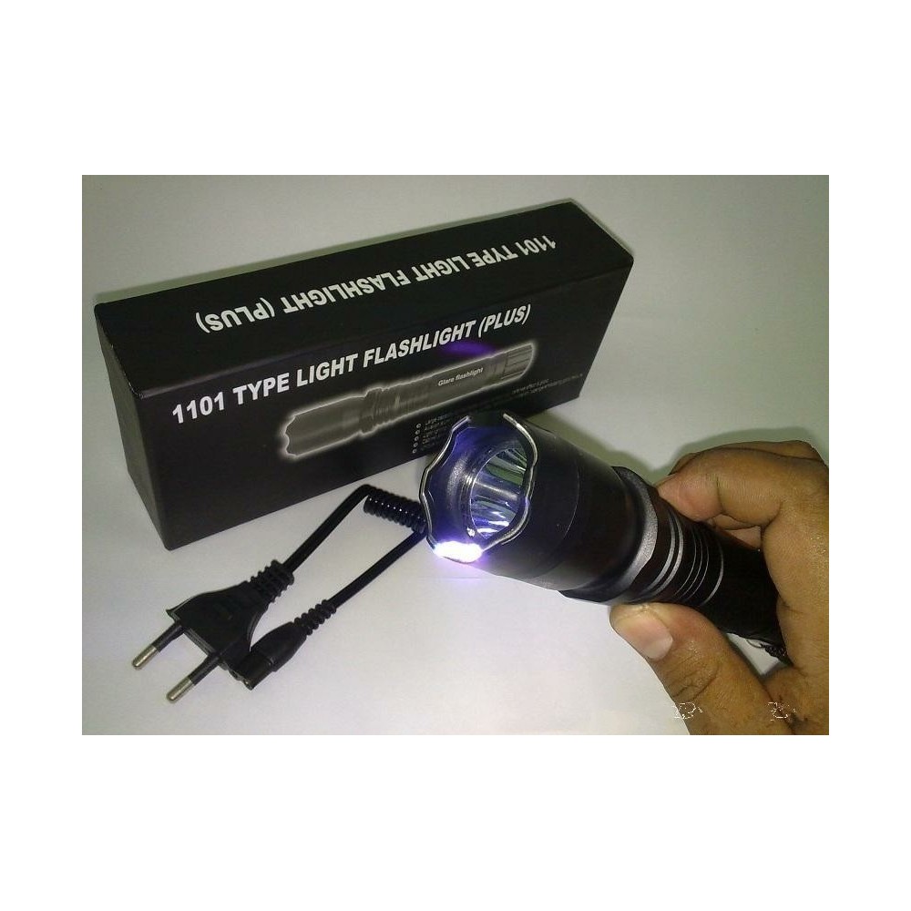Мощен Led Електрошоков фенер - модел 1101