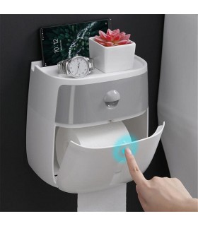 Модерен шкаф за тоалетна хартия и телефон