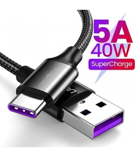 Кабел за бързо зареждане на телефон Type C 5А