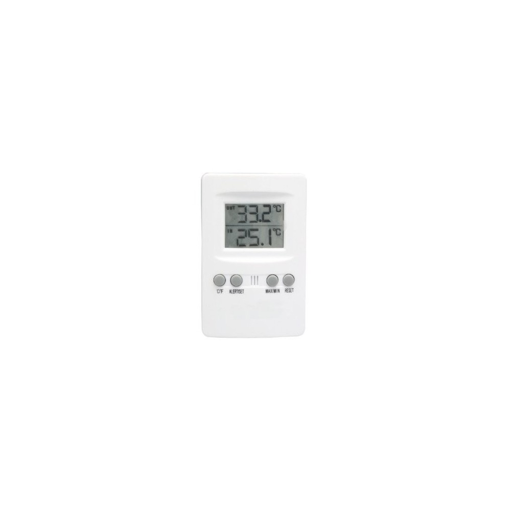 Дигитален термометър за вътрешна и външна температура