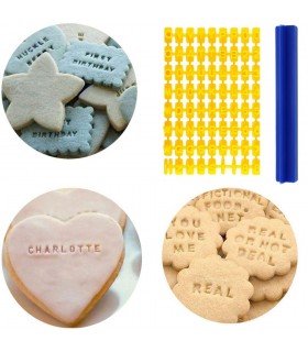 Щампа за надписи върху сладки и бисквити