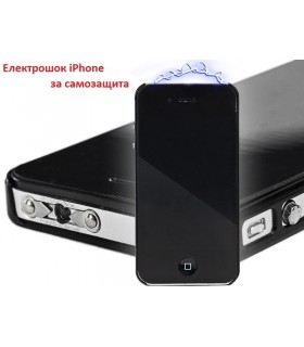 Електрошок с формата на iPhone + фенерче