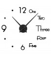 3Д Стенен часовник за залепване - модел 4246