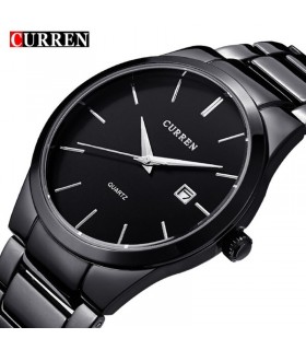 Кварцов часовник за мъже със стоманена верижка Curren 8106