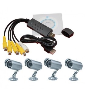 4 канален DVR видеорекордер с USB