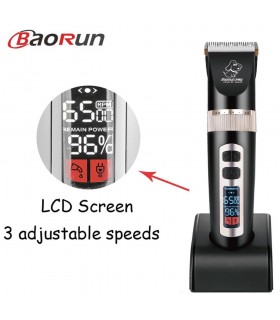 Безшумна машинка за подстригване на домашни любимци Baorun P9