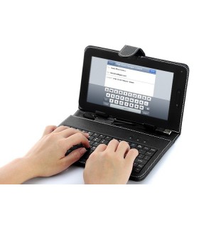 Калъф за таблет с QWERTY клавиатура за 7”, 8”, 9” и 10”