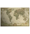 Винтидж световна карта постер