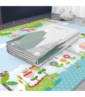 Детско килимче за пълзене и игра от термо пяна 200x180см