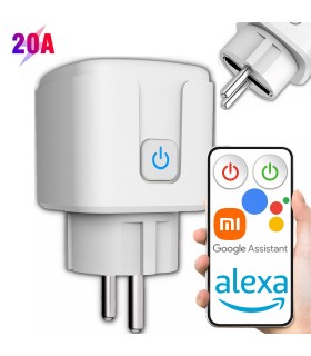 20A Smart WiFi контакт за климатик, бойлер и други уреди през интернет