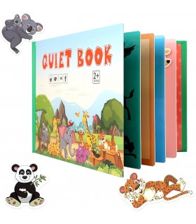 Образователна занимателна тиха книжка за деца - QUIET BOOK