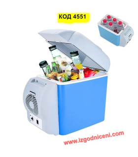 Хладилна Чанта за Кола 12V – Електрическа Кутия с Охлаждане/Затопляне