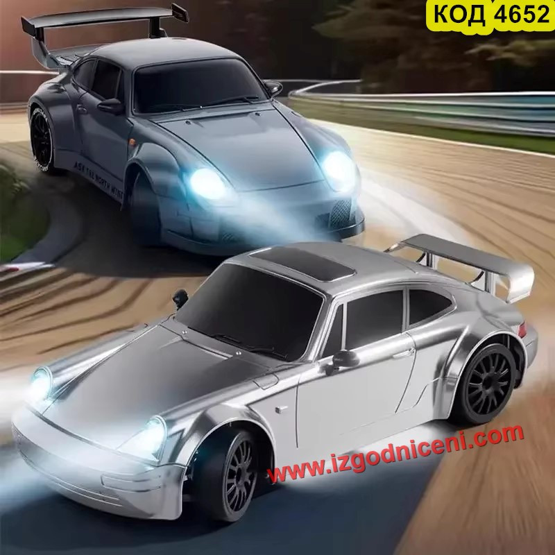 Количка с дистанционно за дрифт Порше 4WD – 20 км/ч Скорост, Пълен Комплект