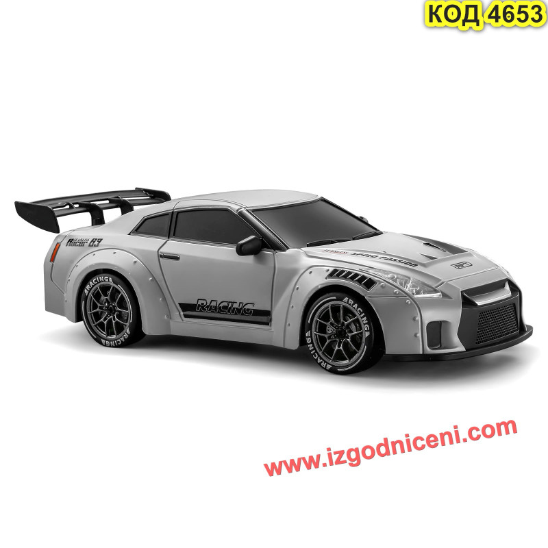 Детска дрифт кола Nissan GT-R 4x4 – Количка с дистанционно