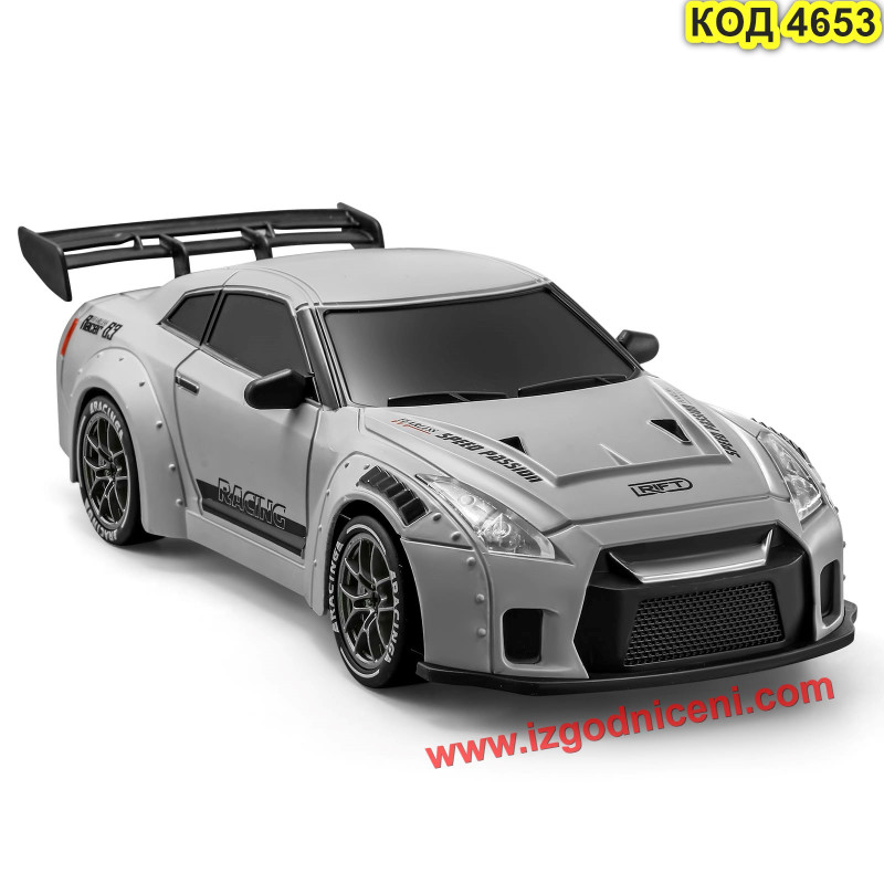 Детска дрифт кола Nissan GT-R 4x4 – Количка с дистанционно