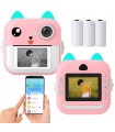 Детски фотоапарат с незабавен печат 5-в-1 (Bluetooth, MP3, Игри)