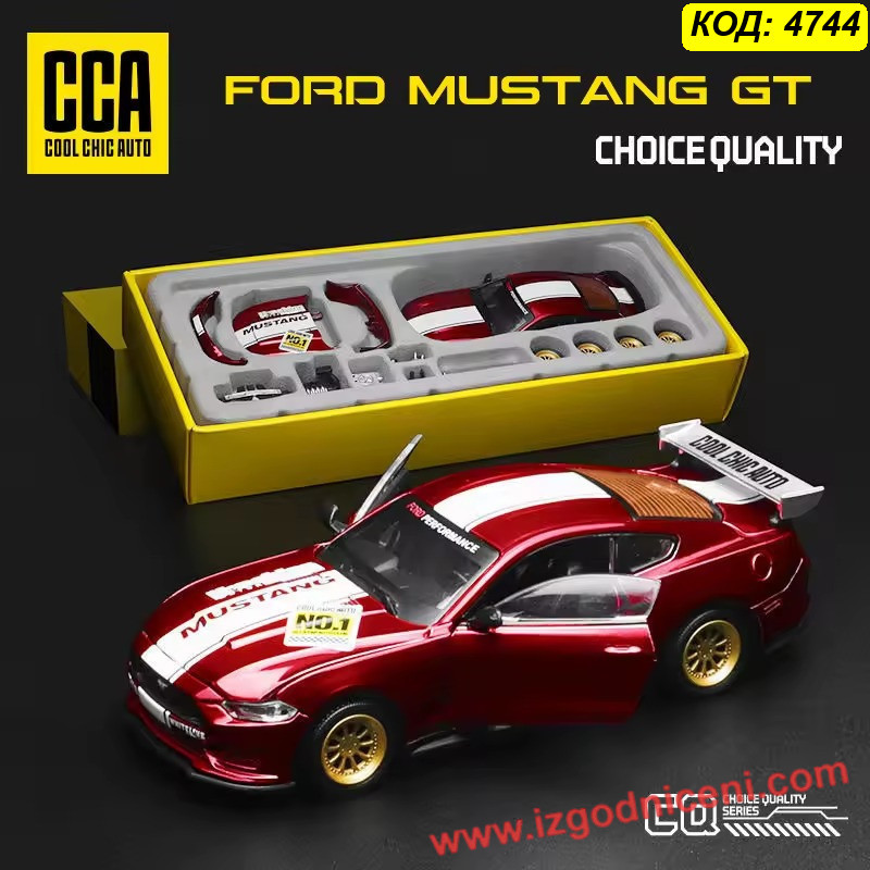 Метална количка Ford Mustang 1:24 | CCA Cool Chic Auto