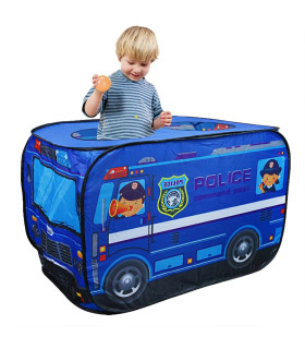 Къщичка за игра Полиция | Сгъваема детска палатка