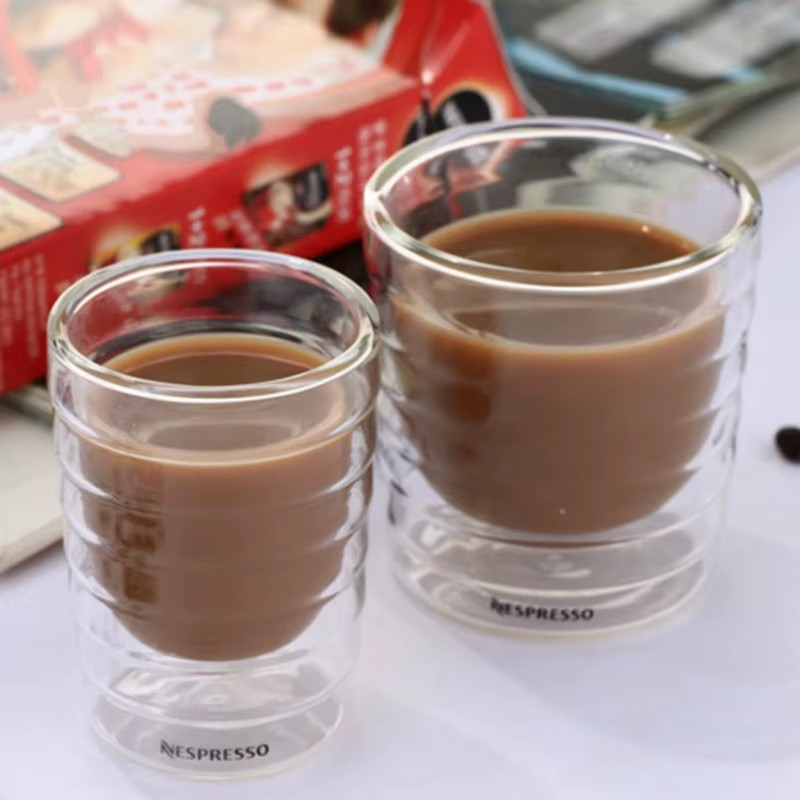 85 мл. Чаша за Еспресо Nespresso – Двойно Стъкло (Термо Дизайн)