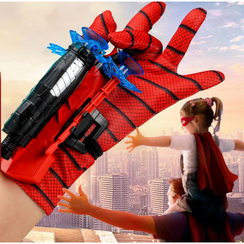 Ръкавица на Спайдърмен с Изстрелвачка на Стрелички Паяжини – Spider Hero Комплект
