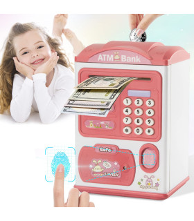 Детска Касичка Сейф (ATM Bank) – Касичка с Автоматично Подаване на Банкноти и Код