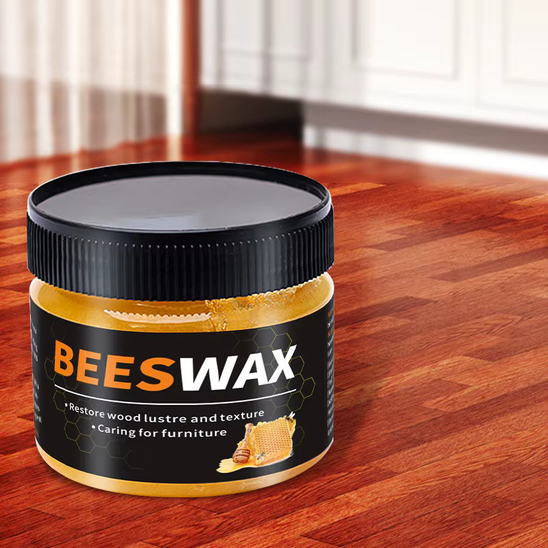 Вакса от пчелен восък за полиране и реставрация на дърво Bee Wax + Подарък Гъбичка