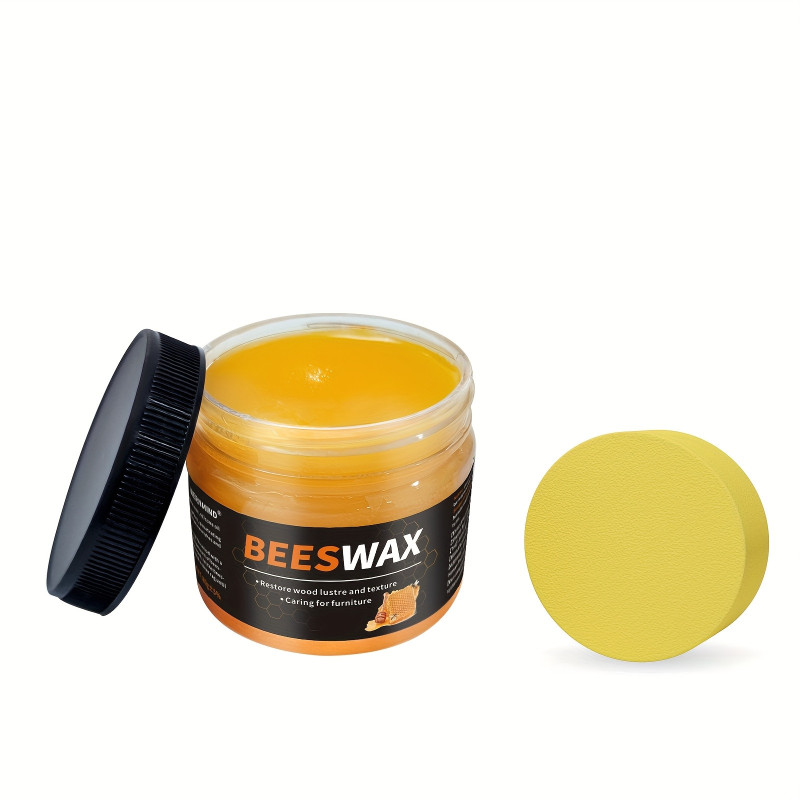 Вакса от пчелен восък за полиране и реставрация на дърво Bee Wax + Подарък Гъбичка