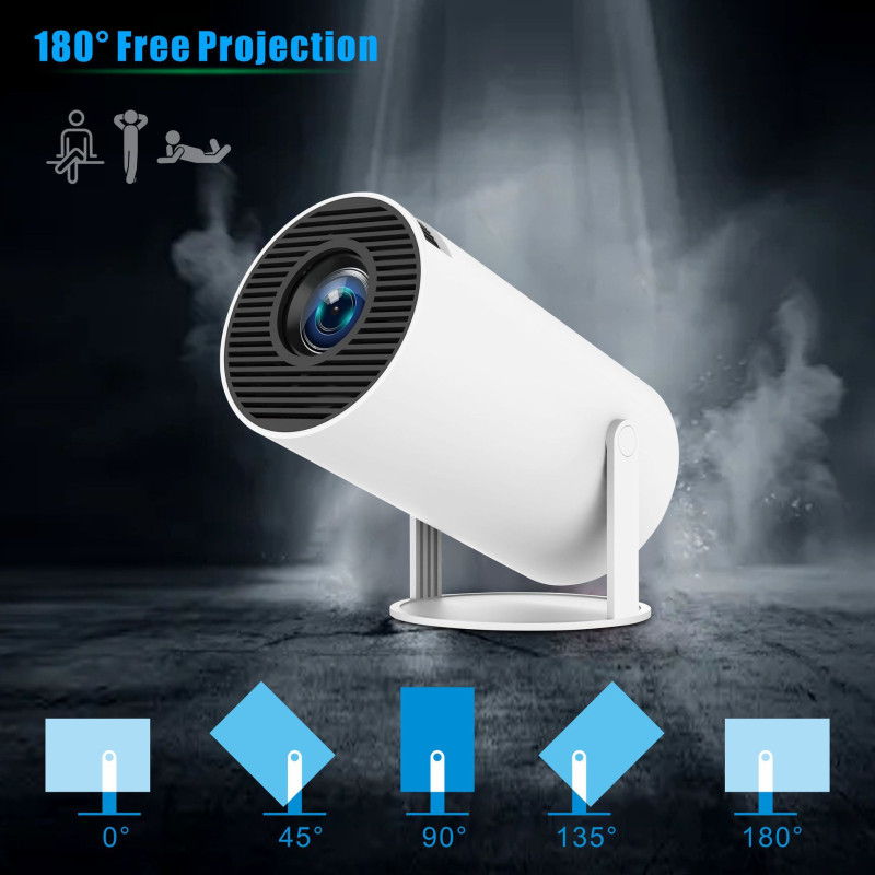 Мини Smart Проектор с Android 11, WiFi и Bluetooth HY300 Pro