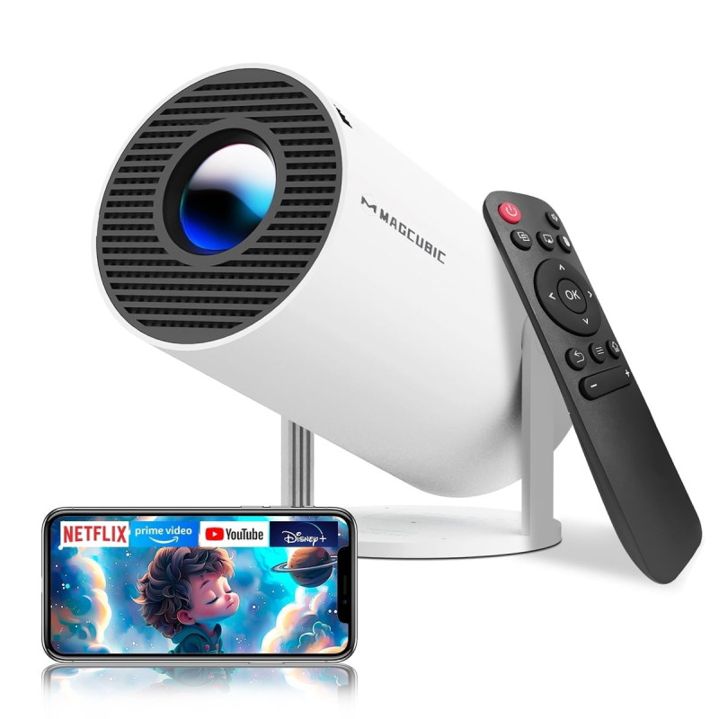Мини Smart Проектор с Android 11, WiFi и Bluetooth HY300 Pro