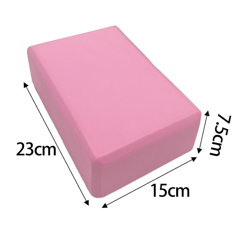 Розово йога блокче от EVA пяна 23x15x7.5 см