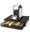 Стойка за кафемашина с чекмедже за 36 капсули Dolce Gusto, черна