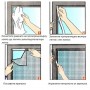 Комарник за прозорци без дупчене