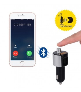 Bluetooth Трансмитер с волтметър и зарядно за кола 