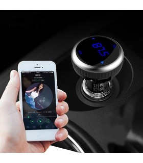 Сензорен трансмитер за кола с волтметър и USB